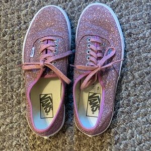 NWOT Sparkly Pink Vans!